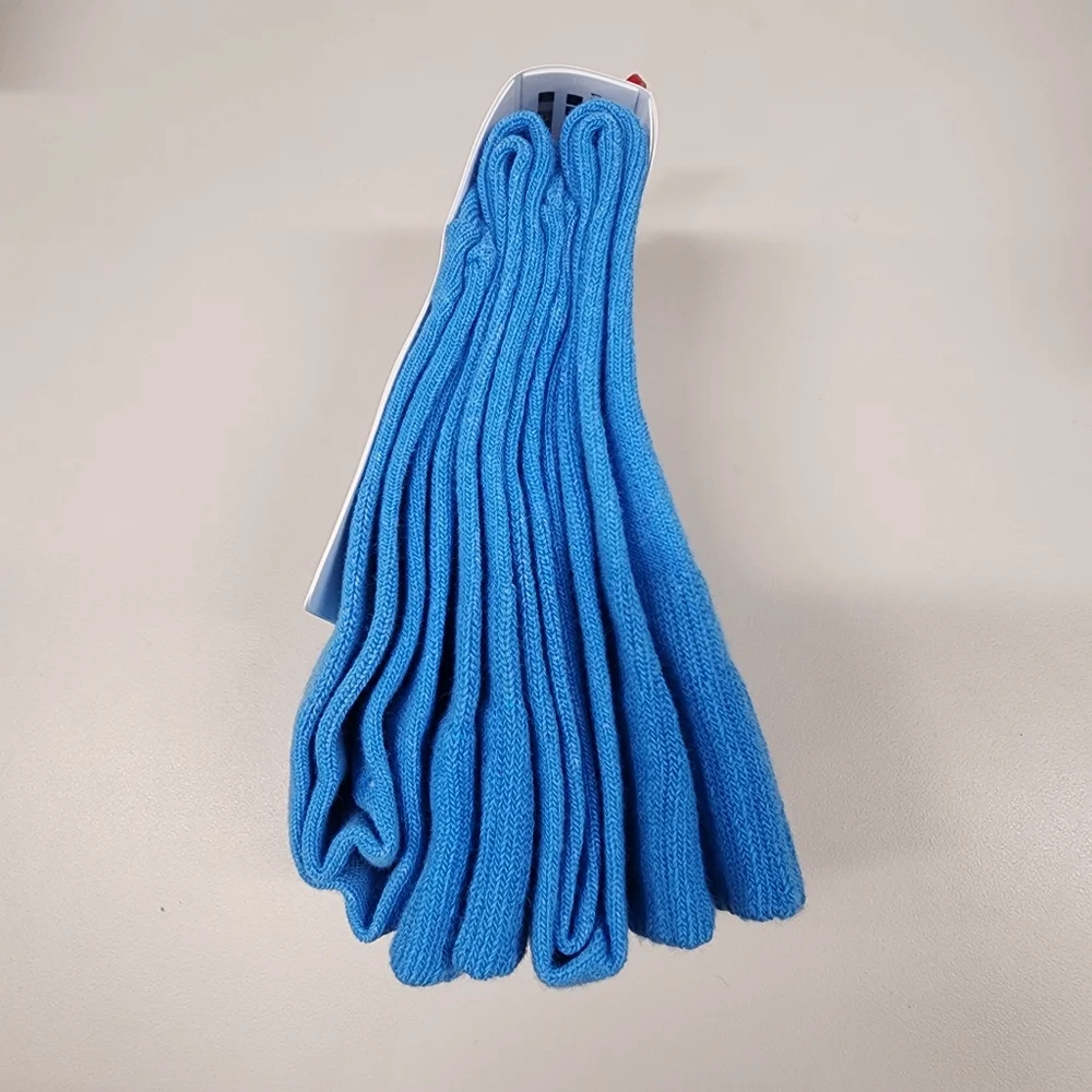 Champion All Sport Over The Calf Socks 2 Pair Blue Lightweight Moisture Wicking